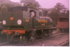 
No 24 'Calbourne', Isle of Wight Steam Railway, 1978